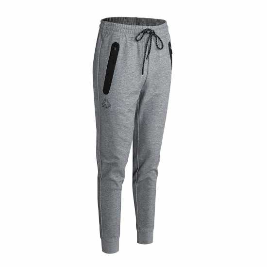 Kappa Tech Fl Mens Track Pants Jogger Сив марл Мъжки меки спортни долнища