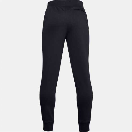 Under Armour Спортно Долнище Момчета Logo Fleece Jogging Pants Junior Boys Черно Детски долнища на анцуг