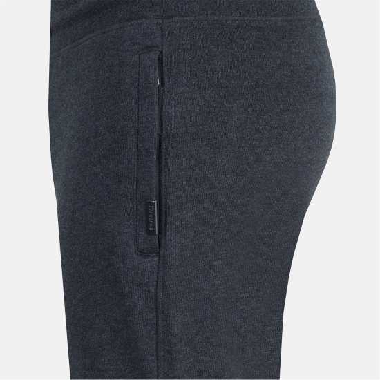 Firetrap Мъжко Спортно Долнище Slim Jogging Bottoms Mens Charcoal Marl 