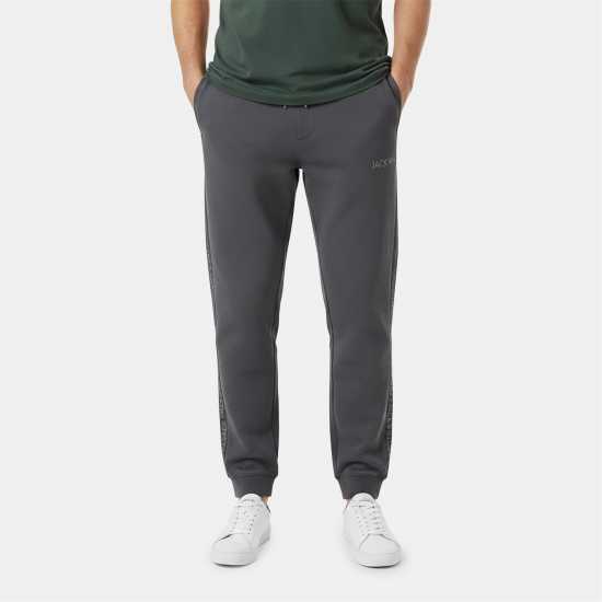 Jack Wills Men's Jw Jacquard Open Hem Fleece Joggers Сланина 