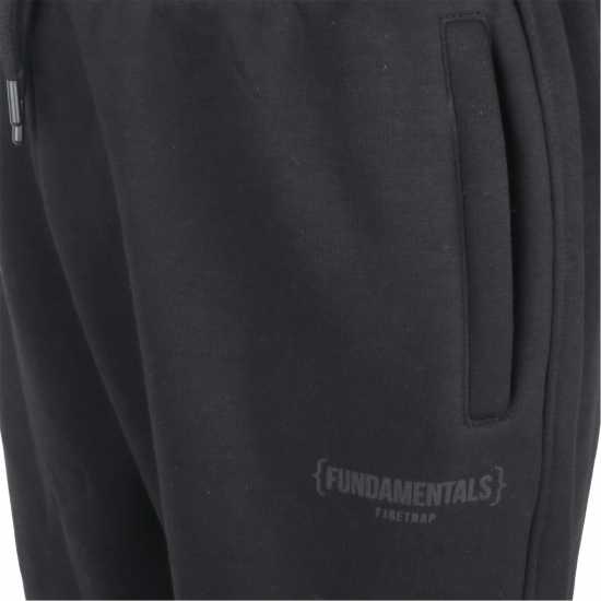 Firetrap Puff Jog Sn53 Черно Мъжки меки спортни долнища