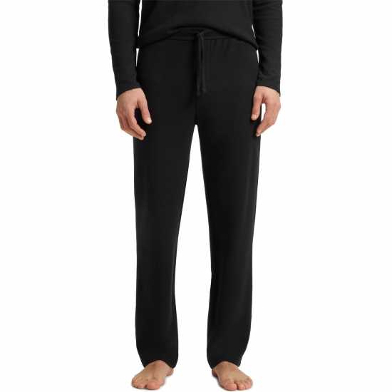 Hugo Boss Мъжко Спортно Долнище Boss Waffle Pants 10269584 01 Joggers Mens Черно 001 