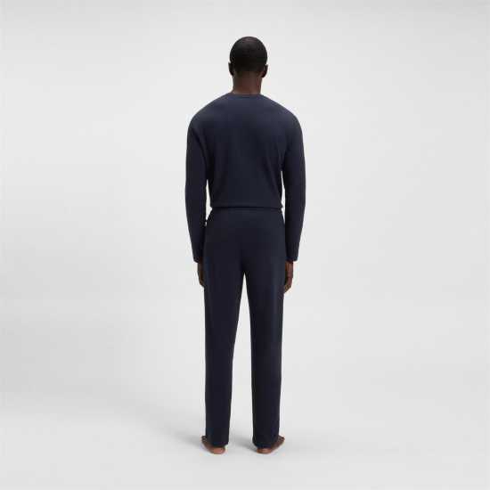 Hugo Boss Мъжко Спортно Долнище Boss Waffle Pants 10269584 01 Joggers Mens Тъмно синьо 403 