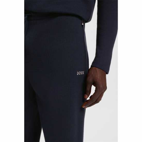 Hugo Boss Мъжко Спортно Долнище Boss Waffle Pants 10269584 01 Joggers Mens Тъмно синьо 403 