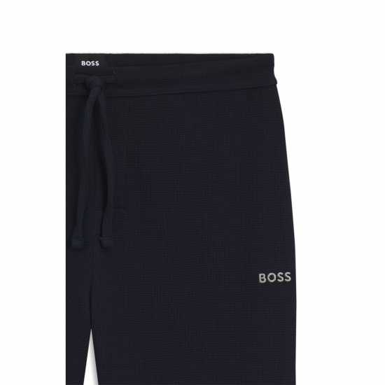 Hugo Boss Мъжко Спортно Долнище Boss Waffle Pants 10269584 01 Joggers Mens Тъмно синьо 403 