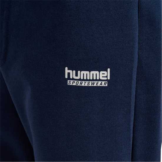 Детски долнища на анцуг Hummel Regular Adj Waist Pants Junior Dress Blues Hummel Regular Adj Waist Pants Junior Dress Blues Детски долнища на анцуг