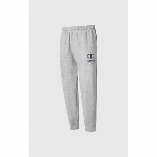 Champion Men's Closed Hem Jersey Jogging Bottoms Grey 