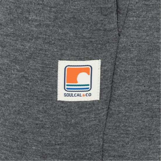 Мъжки меки спортни долнища Soulcal Fur Mens Trousers Тъмно сиво Soulcal Fur Mens Trousers Тъмно сиво Мъжки меки спортни долнища