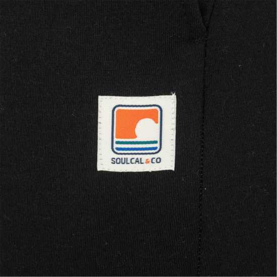 Мъжки меки спортни долнища Soulcal Fur Mens Trousers Черно Soulcal Fur Mens Trousers Черно Мъжки меки спортни долнища