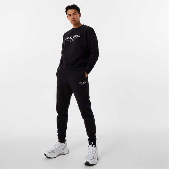 Мъжки меки спортни долнища Мъжко Спортно Долнище Jack Wills Haydor Logo Joggers Mens Черно Мъжко Спортно Долнище Jack Wills Haydor Logo Joggers Mens Черно Мъжки меки спортни долнища