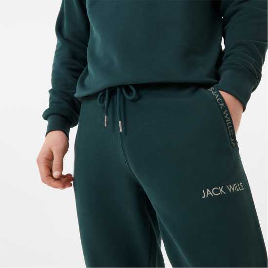 Мъжки меки спортни долнища Мъжко Спортно Долнище Jack Wills Jacquard Logo Joggers Mens Тъмно зелено Мъжко Спортно Долнище Jack Wills Jacquard Logo Joggers Mens Тъмно зелено Мъжки меки спортни долнища