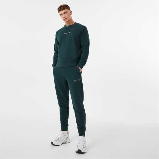 Мъжки меки спортни долнища Мъжко Спортно Долнище Jack Wills Jacquard Logo Joggers Mens Тъмно зелено Мъжко Спортно Долнище Jack Wills Jacquard Logo Joggers Mens Тъмно зелено Мъжки меки спортни долнища