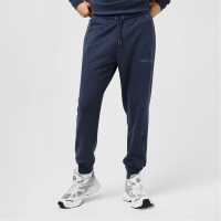 Jack Wills Jacquard Logo Joggers Нощно небе Мъжки меки спортни долнища