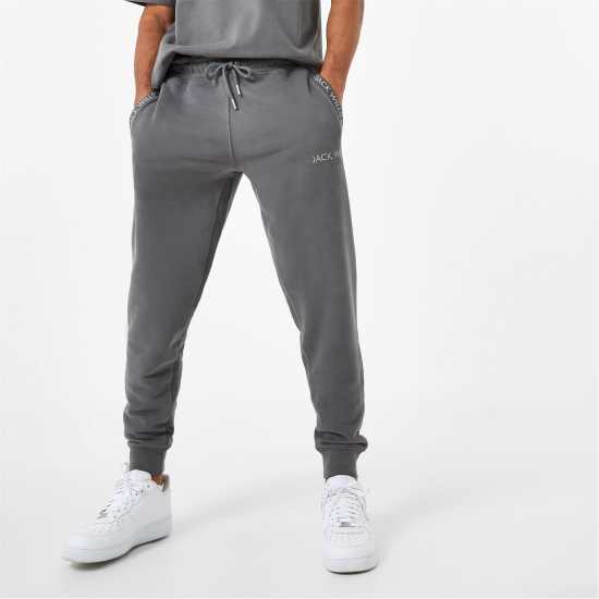 Мъжки меки спортни долнища Мъжко Спортно Долнище Jack Wills Jacquard Logo Joggers Mens Сланина Мъжко Спортно Долнище Jack Wills Jacquard Logo Joggers Mens Сланина Мъжки меки спортни долнища