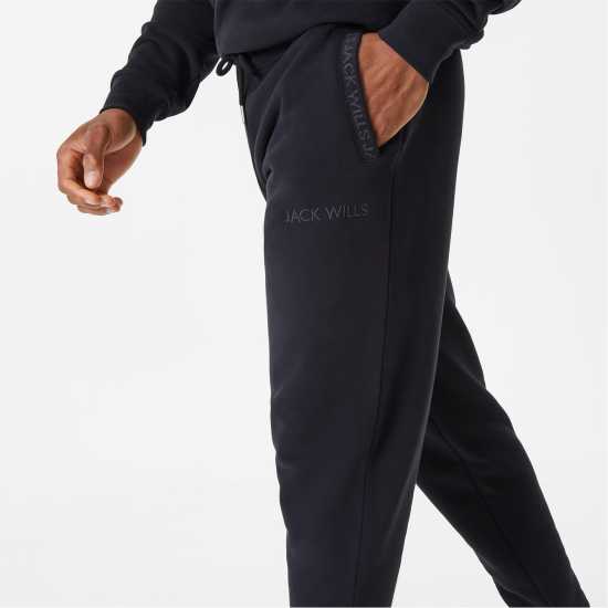 Мъжки меки спортни долнища Мъжко Спортно Долнище Jack Wills Jacquard Logo Joggers Mens Черно Мъжко Спортно Долнище Jack Wills Jacquard Logo Joggers Mens Черно Мъжки меки спортни долнища
