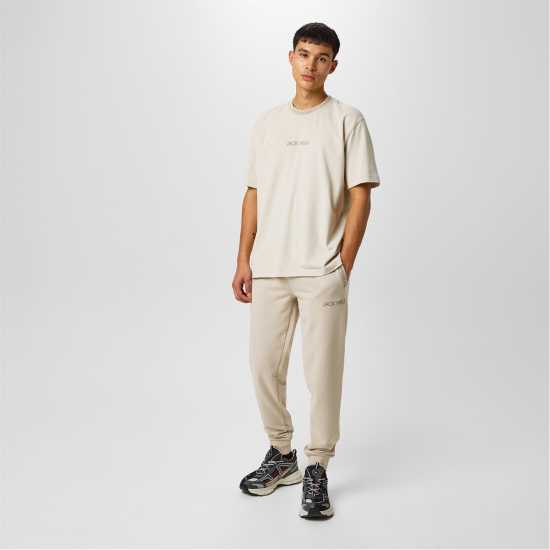 Мъжки меки спортни долнища Мъжко Спортно Долнище Jack Wills Jacquard Logo Joggers Mens Камък Мъжко Спортно Долнище Jack Wills Jacquard Logo Joggers Mens Камък Мъжки меки спортни долнища