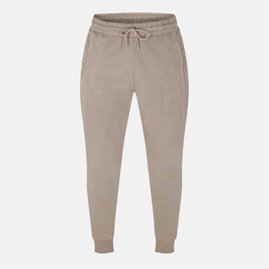 Мъжко Спортно Долнище Jack Wills Jacquard Logo Joggers Mens Бледо кафяво 