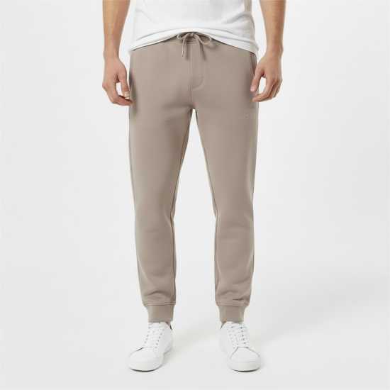 Мъжко Спортно Долнище Jack Wills Jacquard Logo Joggers Mens Бледо кафяво 