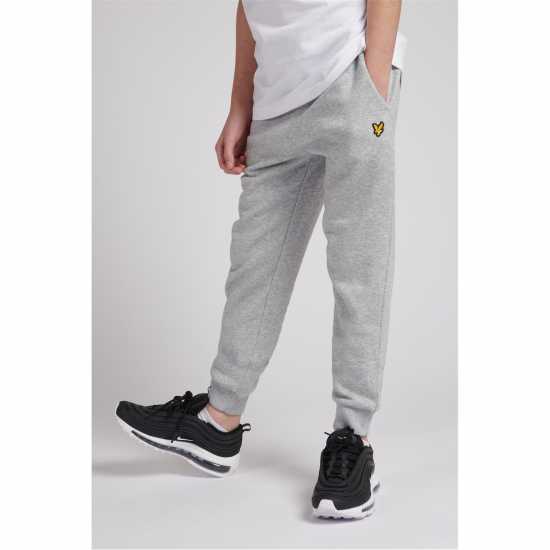 Lyle And Scott Jogging Bottoms Junior Сива Хизър 