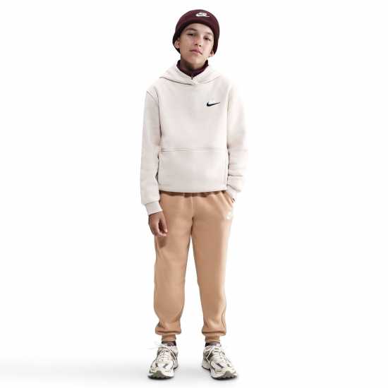 Nike Детско Долнище За Бягане Fleece Jogging Bottoms Juniors Hemp/White Детски долнища на анцуг