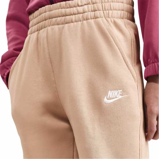 Nike Детско Долнище За Бягане Fleece Jogging Bottoms Juniors Hemp/White Детски долнища на анцуг