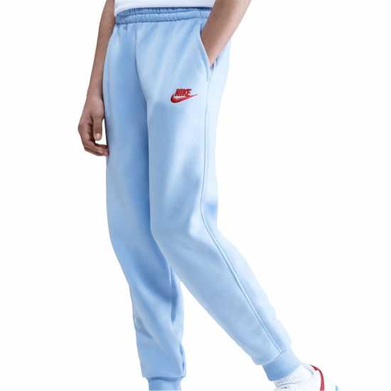 Nike Детско Долнище За Бягане Fleece Jogging Bottoms Juniors Ryl Tint/Crims Детски долнища на анцуг
