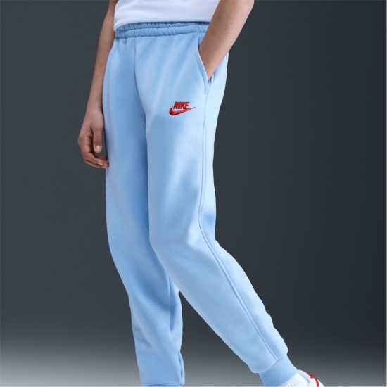 Nike Детско Долнище За Бягане Fleece Jogging Bottoms Juniors Ryl Tint/Crims Детски долнища на анцуг