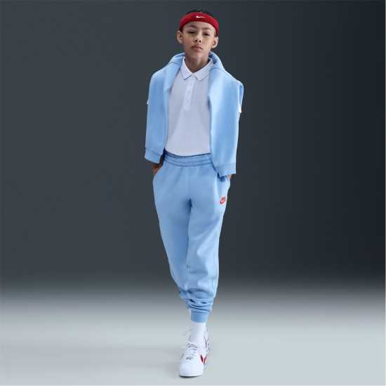 Nike Детско Долнище За Бягане Fleece Jogging Bottoms Juniors Ryl Tint/Crims Детски долнища на анцуг