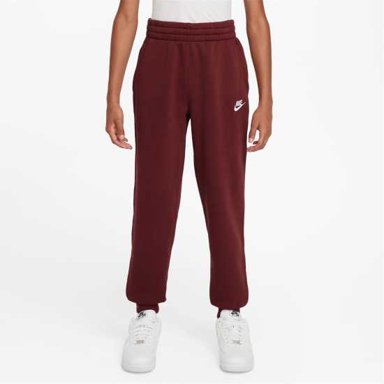 Nike Детско Долнище За Бягане Fleece Jogging Bottoms Juniors Team Red Nike Детско Долнище За Бягане Fleece Jogging Bottoms Juniors
