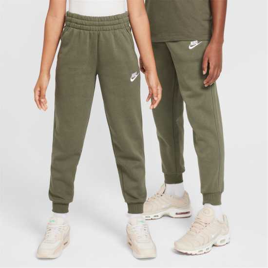Детски долнища на анцуг Nike Детско Долнище За Бягане Fleece Jogging Bottoms Juniors Средна маслина Nike Детско Долнище За Бягане Fleece Jogging Bottoms Juniors Средна маслина Детски долнища на анцуг