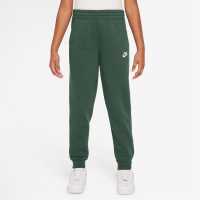 Nike Детско Долнище За Бягане Fleece Jogging Bottoms Juniors Fir/White Детски долнища на анцуг