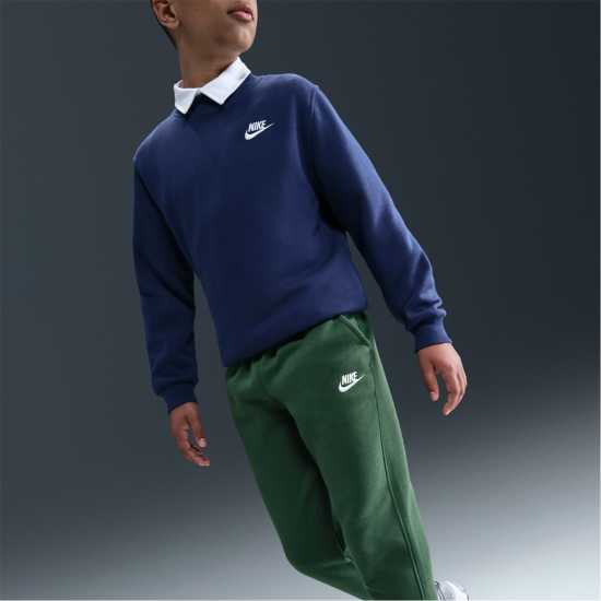 Детски долнища на анцуг Nike Детско Долнище За Бягане Fleece Jogging Bottoms Juniors Fir/White Nike Детско Долнище За Бягане Fleece Jogging Bottoms Juniors Fir/White Детски долнища на анцуг