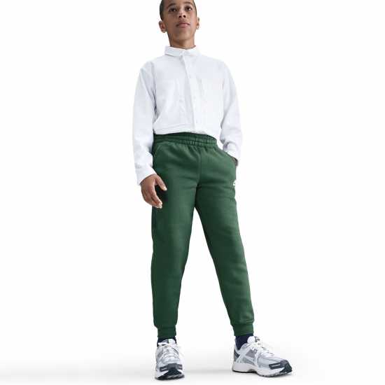 Детски долнища на анцуг Nike Детско Долнище За Бягане Fleece Jogging Bottoms Juniors Fir/White Nike Детско Долнище За Бягане Fleece Jogging Bottoms Juniors Fir/White Детски долнища на анцуг