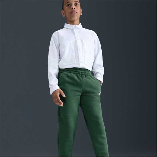 Детски долнища на анцуг Nike Детско Долнище За Бягане Fleece Jogging Bottoms Juniors Fir/White Nike Детско Долнище За Бягане Fleece Jogging Bottoms Juniors Fir/White Детски долнища на анцуг