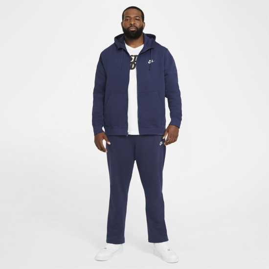 Мъжки меки спортни долнища Nike Sportswear Club Fleece Men's Pants Navy Nike Sportswear Club Fleece Men's Pants Navy Мъжки меки спортни долнища