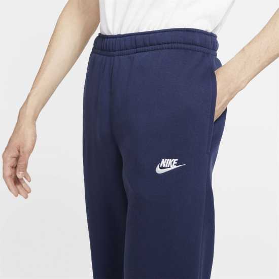 Мъжки меки спортни долнища Nike Sportswear Club Fleece Men's Pants Navy Nike Sportswear Club Fleece Men's Pants Navy Мъжки меки спортни долнища