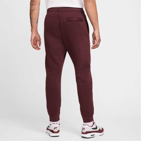 Nike Мъжко Долнище За Джогинг Sportswear Club Fleece Jogging Pants Mens Бордово Мъжки меки спортни долнища