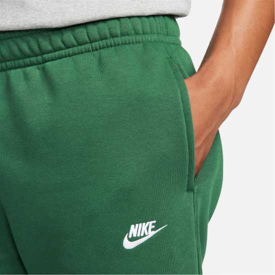 Nike Мъжко Долнище За Джогинг Sportswear Club Fleece Jogging Pants Mens Olive/White Мъжки меки спортни долнища