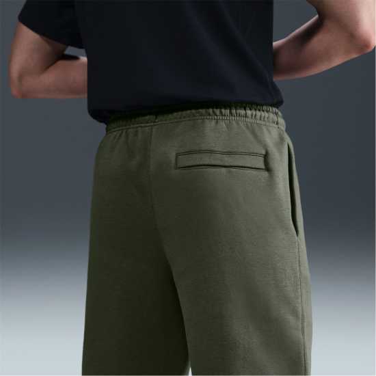Nike Мъжко Долнище За Джогинг Sportswear Club Fleece Jogging Pants Mens Olive/White Мъжки меки спортни долнища