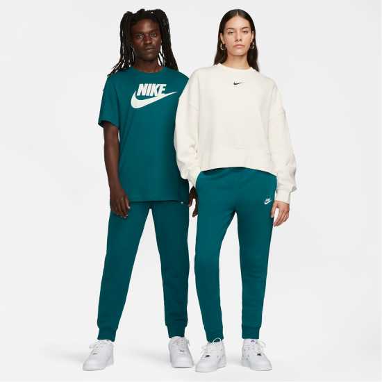 Nike Мъжко Долнище За Джогинг Sportswear Club Fleece Jogging Pants Mens Teal/White Мъжко облекло за едри хора