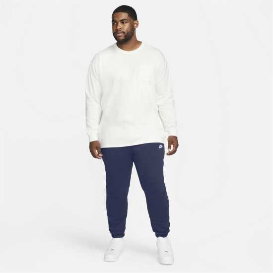 Мъжки меки спортни долнища Nike Мъжко Долнище За Джогинг Sportswear Club Fleece Jogging Pants Mens Морска синьо Nike Мъжко Долнище За Джогинг Sportswear Club Fleece Jogging Pants Mens Морска синьо Мъжки меки спортни долнища