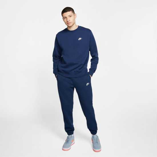 Мъжки меки спортни долнища Nike Мъжко Долнище За Джогинг Sportswear Club Fleece Jogging Pants Mens Морска синьо Nike Мъжко Долнище За Джогинг Sportswear Club Fleece Jogging Pants Mens Морска синьо Мъжки меки спортни долнища
