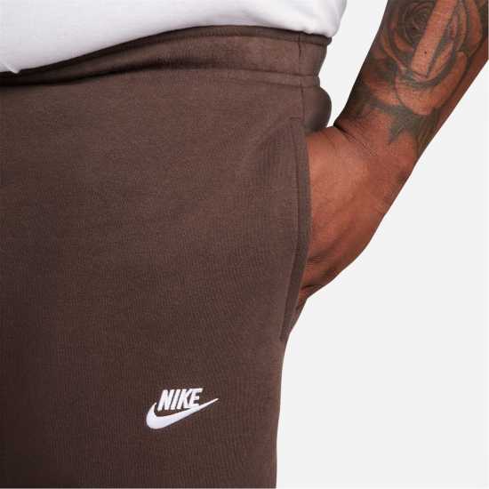 Nike Мъжко Долнище За Джогинг Sportswear Club Fleece Jogging Pants Mens Brown/White Мъжко облекло за едри хора