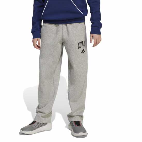 Adidas Seasonals Essentials Collegiate Pant Juniors Grey/Black Детски долнища на анцуг
