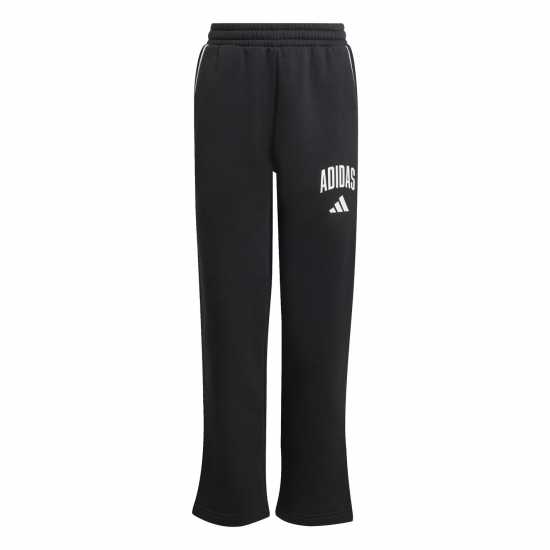 Детски долнища на анцуг Adidas Seasonals Essentials Collegiate Pant Juniors Black/White Adidas Seasonals Essentials Collegiate Pant Juniors Black/White Детски долнища на анцуг