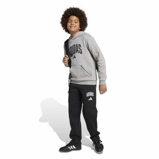 Детски долнища на анцуг Adidas Seasonals Essentials Collegiate Pant Juniors Black/White Adidas Seasonals Essentials Collegiate Pant Juniors Black/White Детски долнища на анцуг