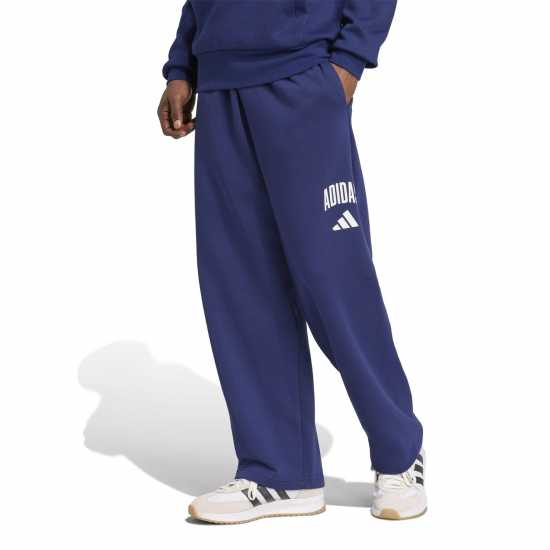 Adidas Мъжки Панталон Collegiate Pant Mens Blue/White Мъжки меки спортни долнища