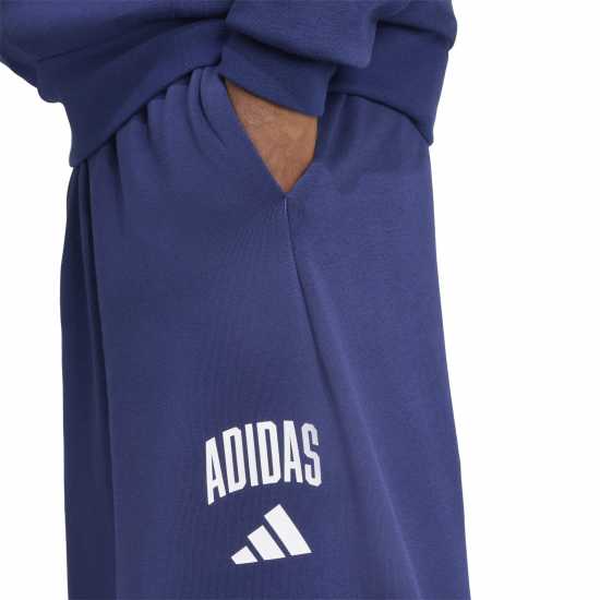 Adidas Мъжки Панталон Collegiate Pant Mens Blue/White Мъжки меки спортни долнища