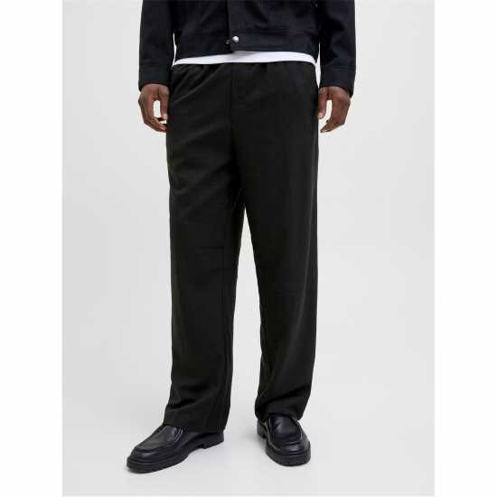 Jack And Jones Bill Open Hem Fleece Joggers Черно Jack And Jones Bill Open Hem Fleece Joggers Черно