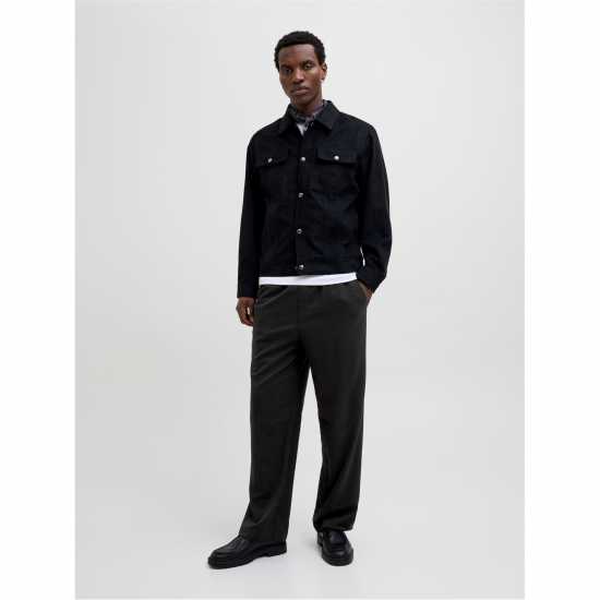 Jack And Jones Bill Open Hem Fleece Joggers Черно Jack And Jones Bill Open Hem Fleece Joggers Черно